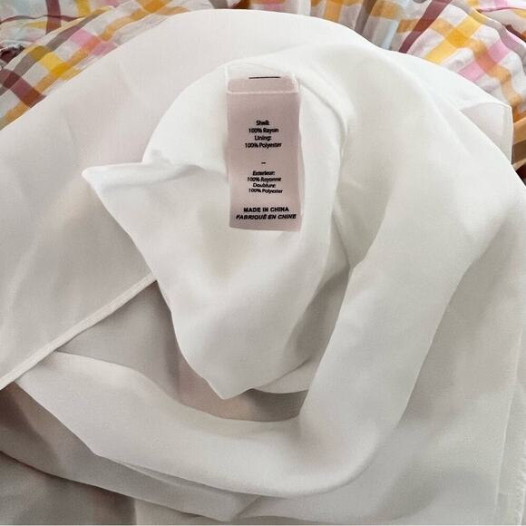 NEW Cinq A Sept Astor Tiered Plaid-print Midi Dress Sz 6 - Picture 9 of 12